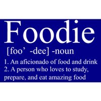 Foodie Definition Bumper Sticker