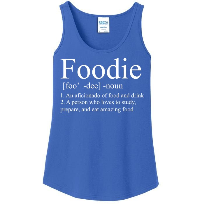 Foodie Definition Ladies Essential Tank