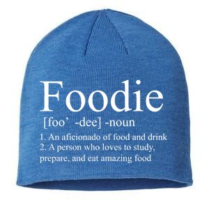 Foodie Definition Sustainable Beanie