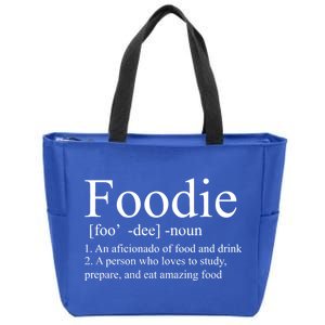 Foodie Definition Zip Tote Bag