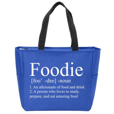 Foodie Definition Zip Tote Bag
