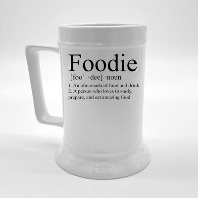 Foodie Definition Beer Stein