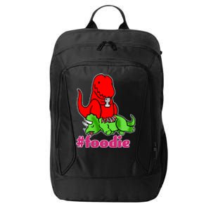 Foodie T-rex Food Selfie City Backpack