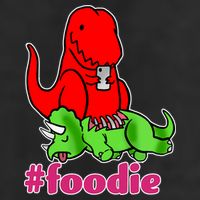 Foodie T-rex Food Selfie Adult Drive Performance Visor
