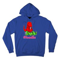 Foodie T-rex Food Selfie Hoodie