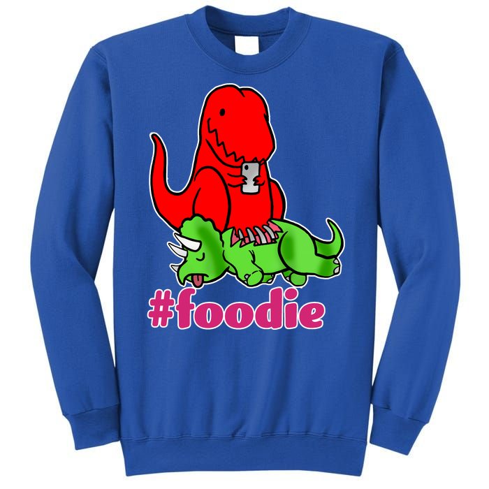 Foodie T-rex Food Selfie Sweatshirt