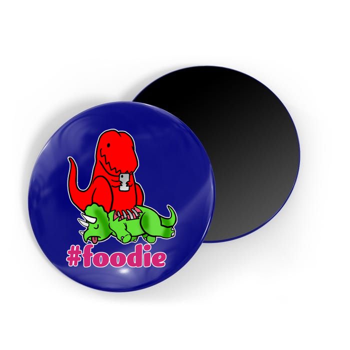 Foodie T-rex Food Selfie Magnet