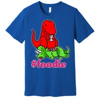 Foodie T-rex Food Selfie Premium T-Shirt