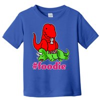 Foodie T-rex Food Selfie Toddler T-Shirt