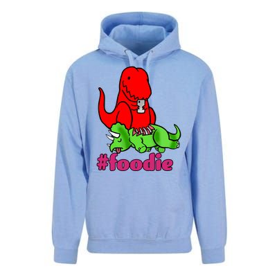 Foodie T-rex Food Selfie Unisex Surf Hoodie