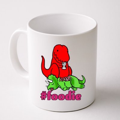 Foodie T-rex Food Selfie Coffee Mug