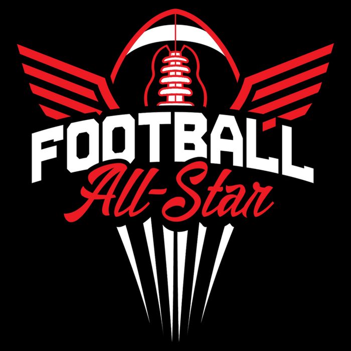 Football All-Star Team Jersey Logo Backpack