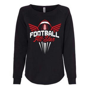 Football All-Star Team Jersey Logo Womens California Wash Sweatshirt