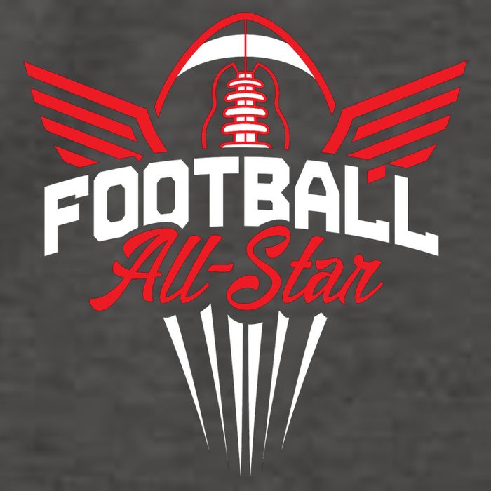 Football All-Star Team Jersey Logo Vector Backpack