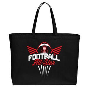 Football All-Star Team Jersey Logo Cotton Canvas Jumbo Tote