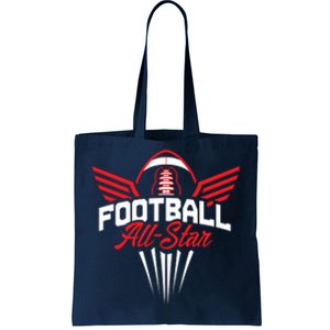 Football All-Star Team Jersey Logo Tote Bag