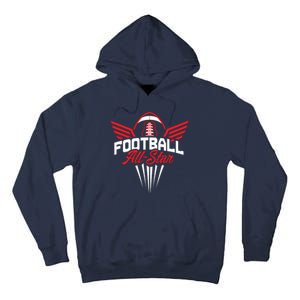 Football All-Star Team Jersey Logo Tall Hoodie