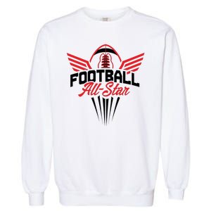 Football All-Star Team Jersey Logo Garment-Dyed Sweatshirt