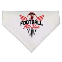 Football All-Star Team Jersey Logo USA-Made Doggie Bandana