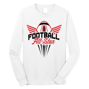 Football All-Star Team Jersey Logo Long Sleeve Shirt