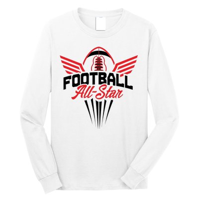 Football All-Star Team Jersey Logo Long Sleeve Shirt