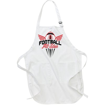 Football All-Star Team Jersey Logo Full-Length Apron With Pockets