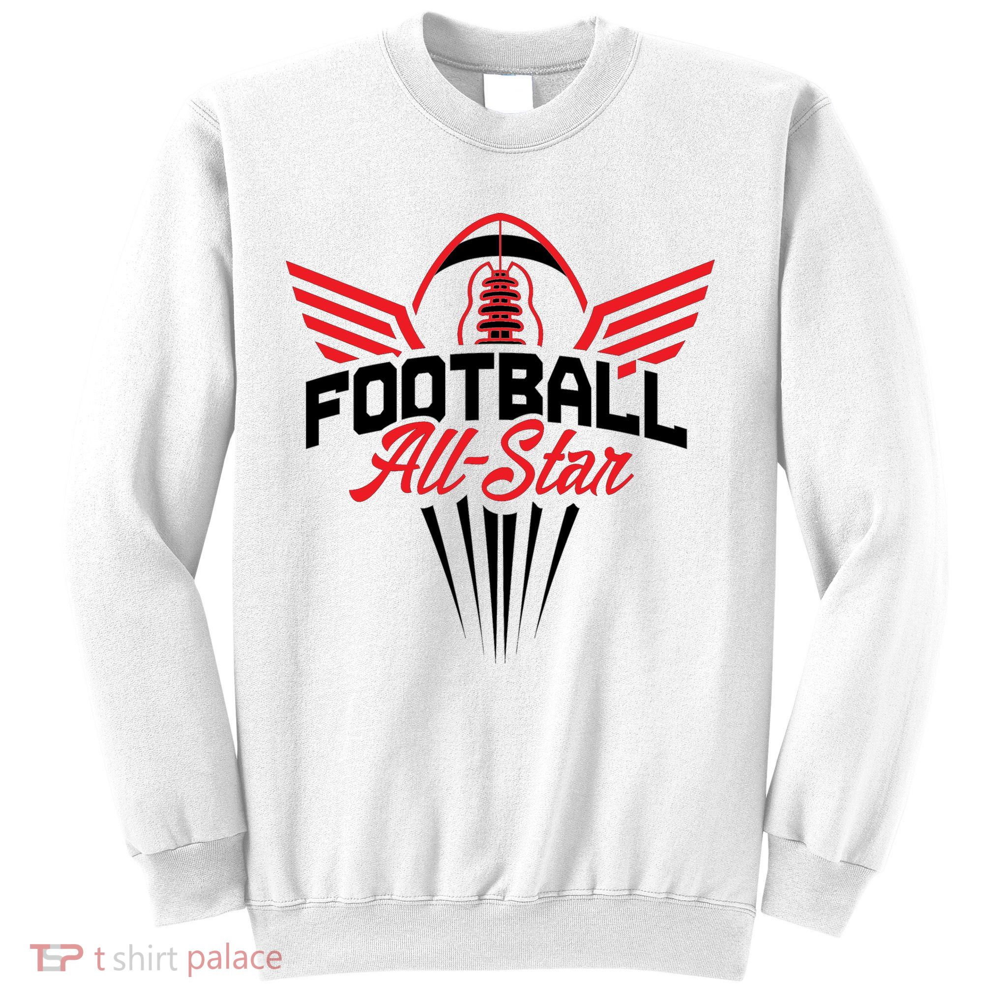 Football All-Star Team Jersey Logo Sweatshirt