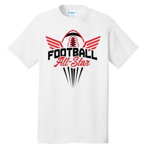 Football All-Star Team Jersey Logo Tall T-Shirt