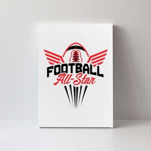 Football All-Star Team Jersey Logo Canvas