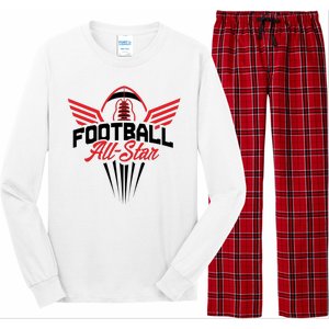 Football All-Star Team Jersey Logo Long Sleeve Pajama Set