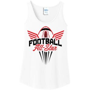 Football All-Star Team Jersey Logo Ladies Essential Tank