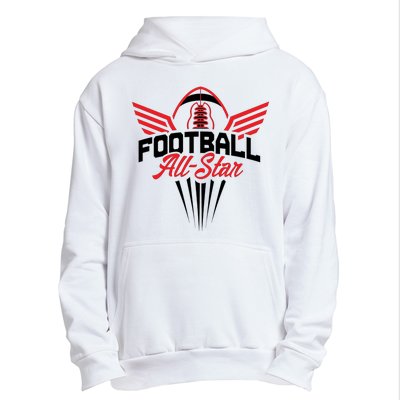 Football All-Star Team Jersey Logo Urban Pullover Hoodie