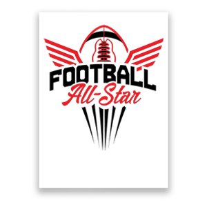 Football All-Star Team Jersey Logo Poster