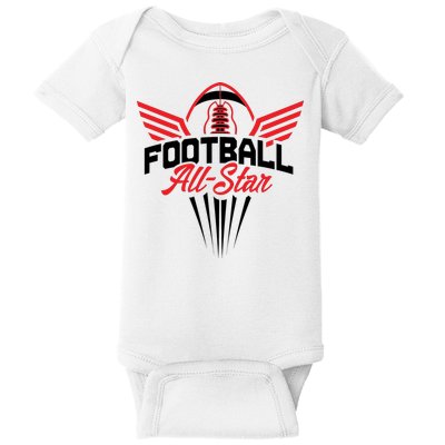 Football All-Star Team Jersey Logo Baby Bodysuit