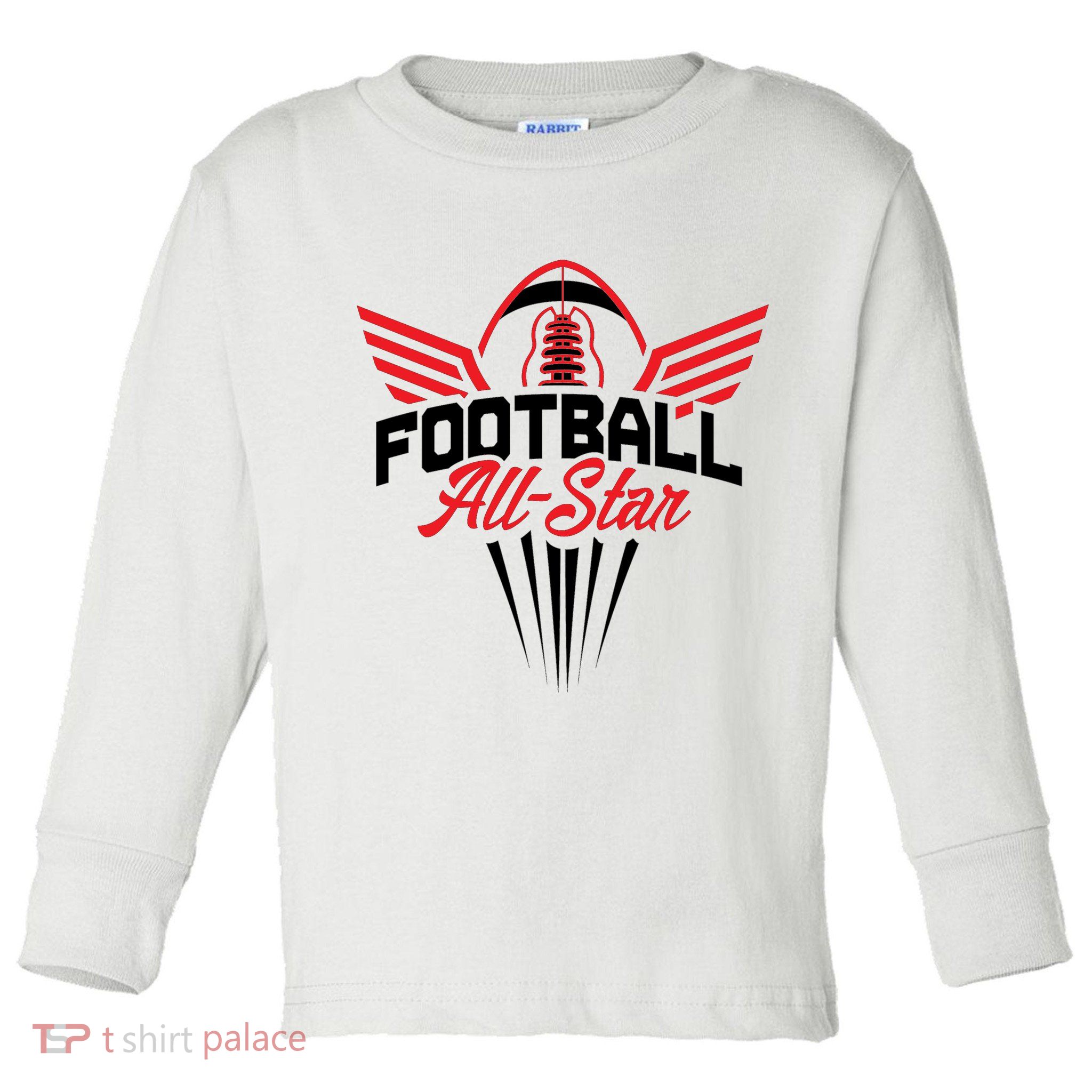 Football All-Star Team Jersey Logo Toddler Long Sleeve Shirt