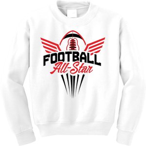 Football All-Star Team Jersey Logo Kids Sweatshirt