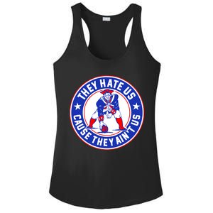 Football Champions They Hate Us Cause They Ain't US New England Ladies PosiCharge Competitor Racerback Tank