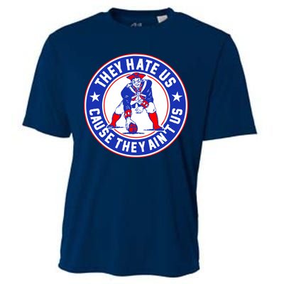 Football Champions They Hate Us Cause They Ain't US New England Cooling Performance Crew T-Shirt