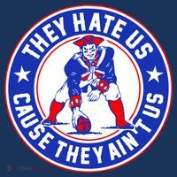 Football Champions They Hate Us Cause They Ain't US New England T-Shirt