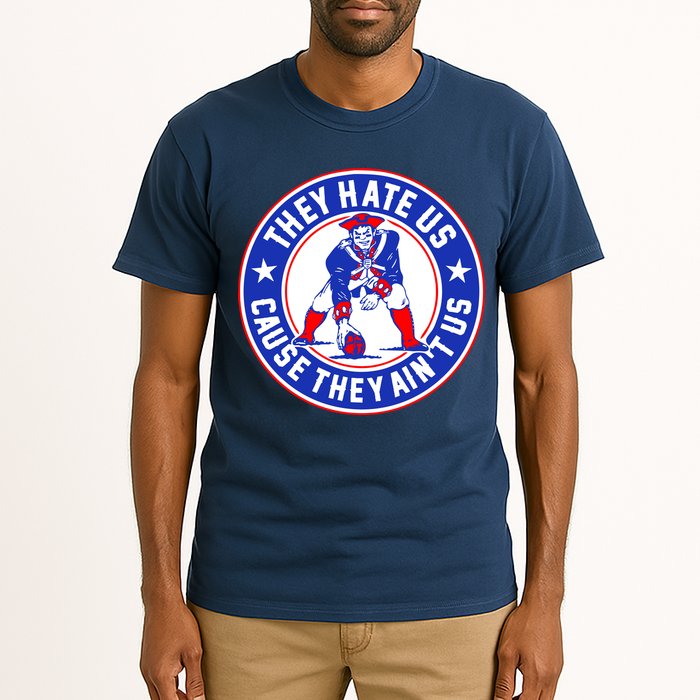 Football Champions They Hate Us Cause They Ain't US New England Tall T-Shirt
