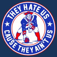 Football Champions They Hate Us Cause They Ain't US New England Tall T-Shirt