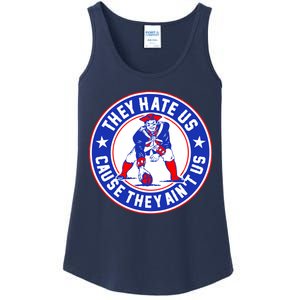 Football Champions They Hate Us Cause They Ain't US New England Ladies Essential Tank