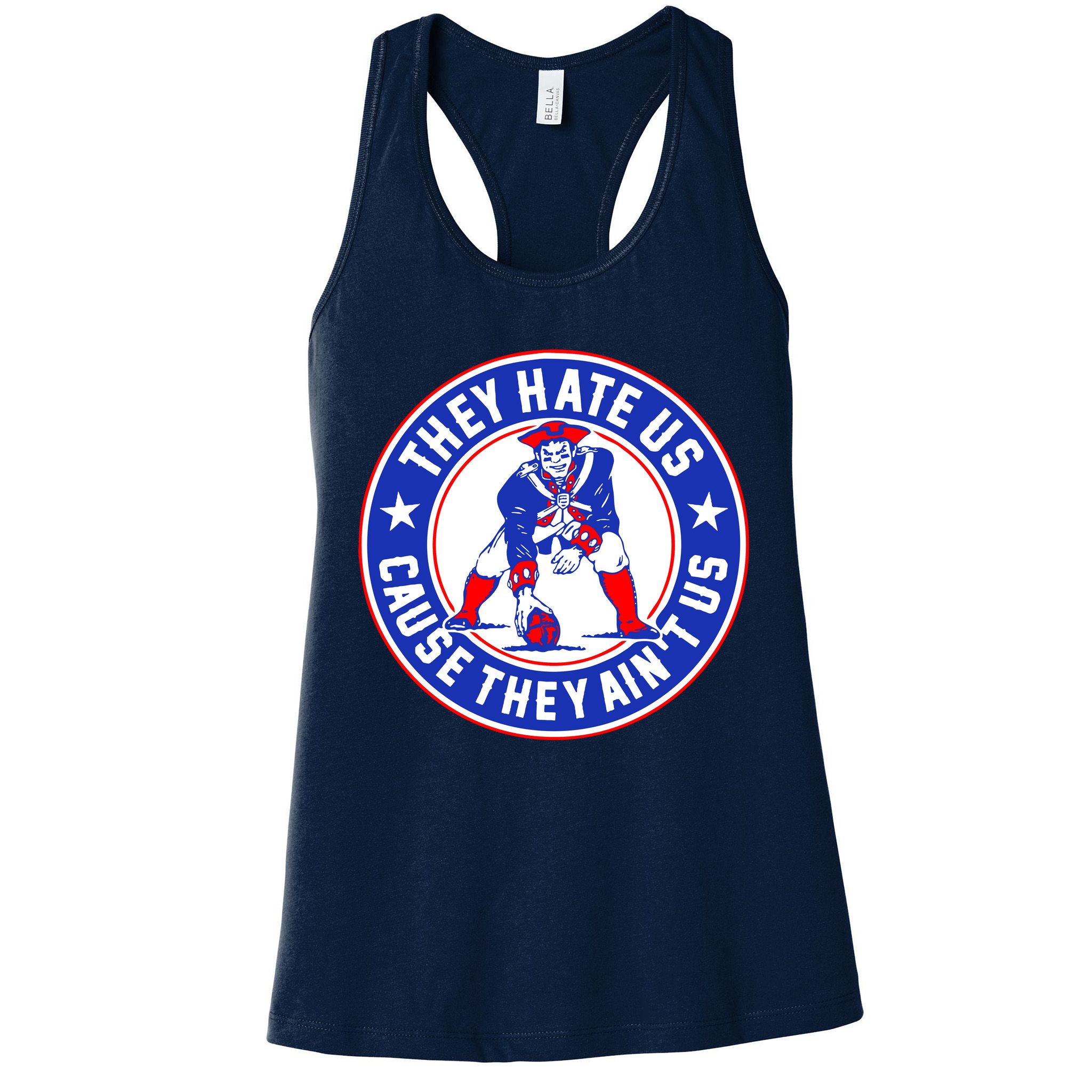 Football Champions They Hate Us Cause They Ain't US New England Womens Tank Top