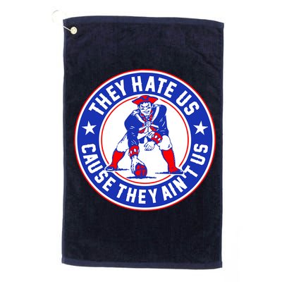 Football Champions They Hate Us Cause They Ain't US New England Golf Towel