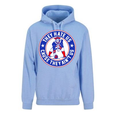 Football Champions They Hate Us Cause They Ain't US New England Unisex Surf Hoodie