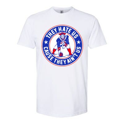 Football Champions They Hate Us Cause They Ain't US New England Softstyle® CVC T-Shirt