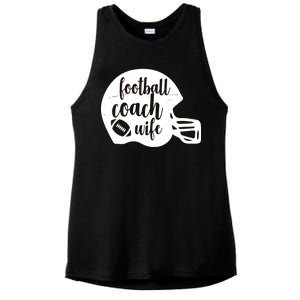 Football Coach Wife Ladies PosiCharge Tri-Blend Wicking Tank