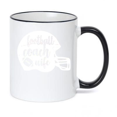 Football Coach Wife 11oz Black Color Changing Mug