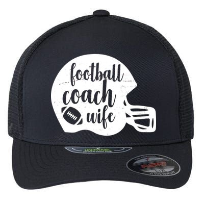 Football Coach Wife Flexfit Unipanel Trucker Cap