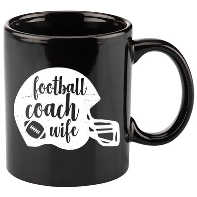 Football Coach Wife 11oz C Handle Ceramic Mug